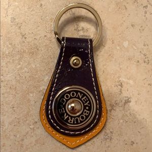 Dooney and Bourne BLK Patent Leather Keyfob